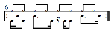 03_02_13_01 16-tel Bassdrum (Doppel Figur II) + 16-tel Snaredrum